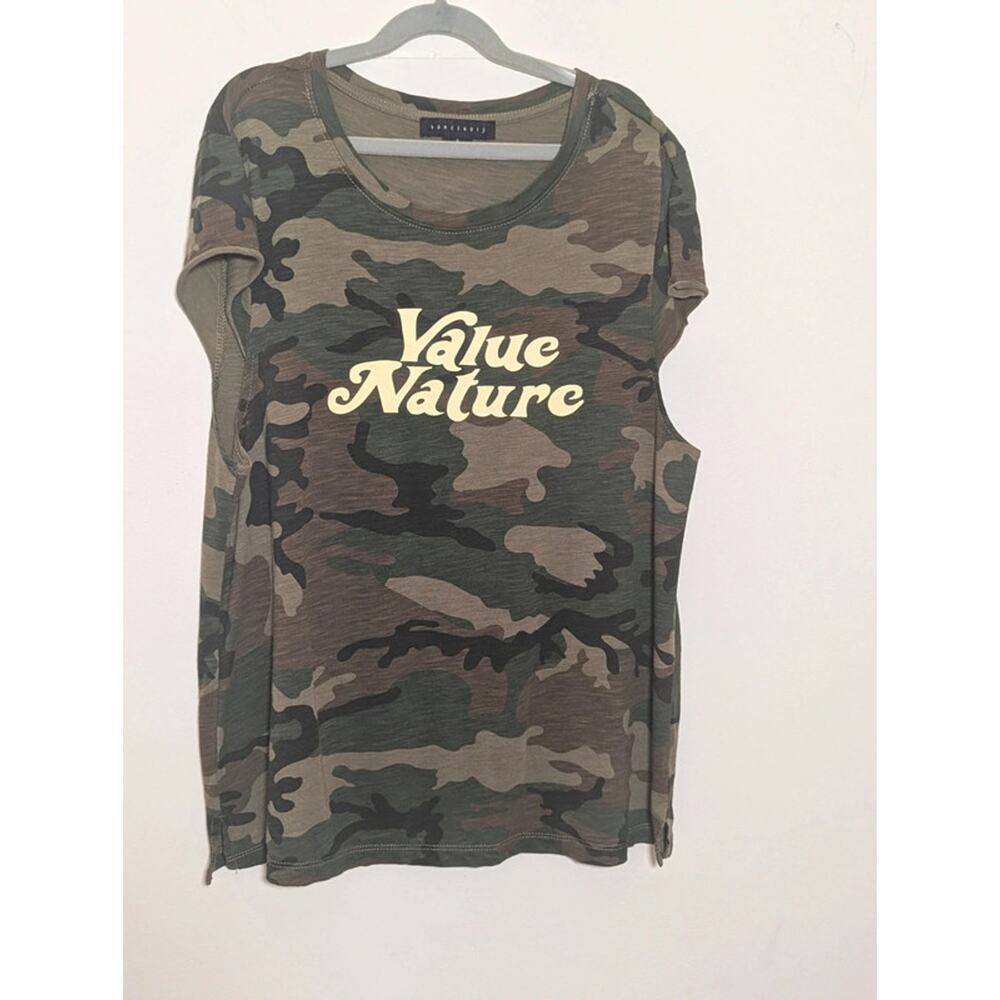 Sanctuary Camo 'Value Nature' Tank Top Size Small